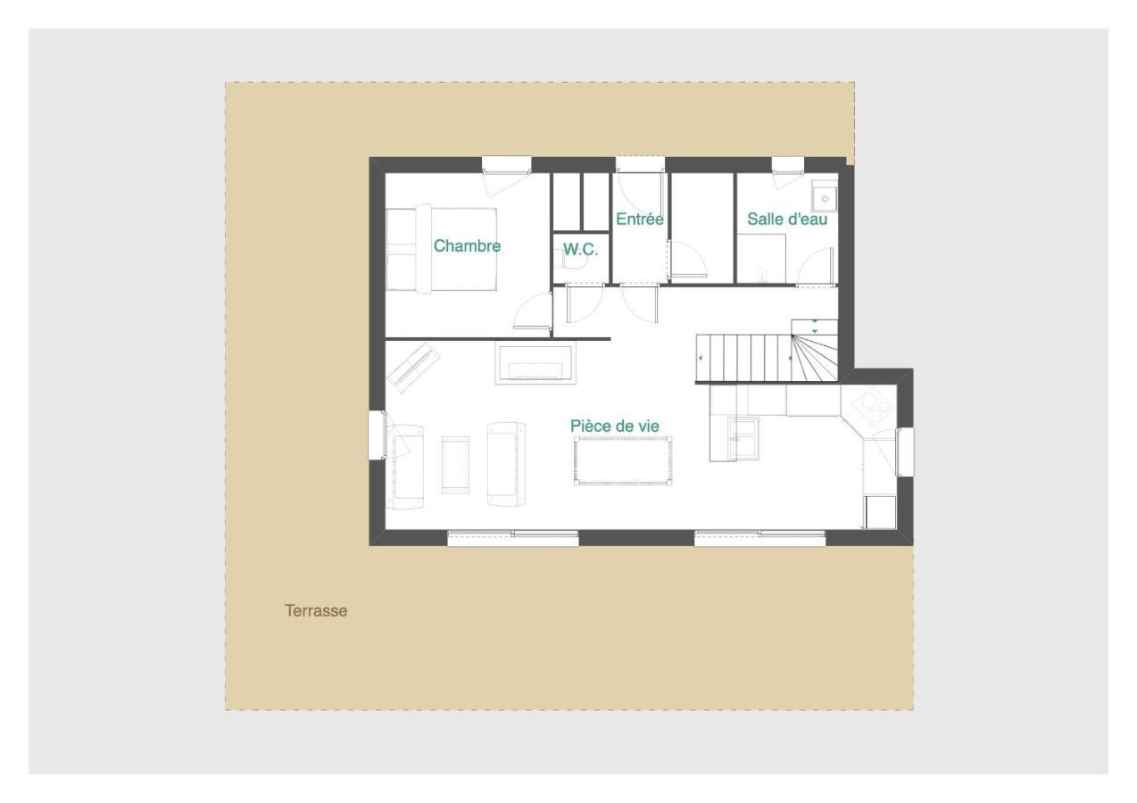 Chalet Myrtille Жерарме Екстер'єр фото